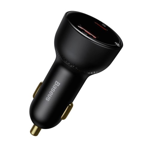 Baseus Superme szybka ładowarka samochodowa USB / USB Typ C 100W PPS Quick Charge Power Delivery czarny (CCZX-01) Baseus Superme szybka ładowarka samochodowa USB / USB Typ C 100W PPS Quick Charge Power Delivery czarny (CCZX-01)