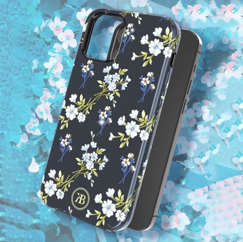 Kingxbar Blossom etui ozdobione oryginalnymi Kryształami Swarovskiego iPhone 12 mini wielokolorowy (Gardenia) Kingxbar Blossom etui ozdobione oryginalnymi Kryształami Swarovskiego iPhone 12 mini wielokolorowy (Gardenia)