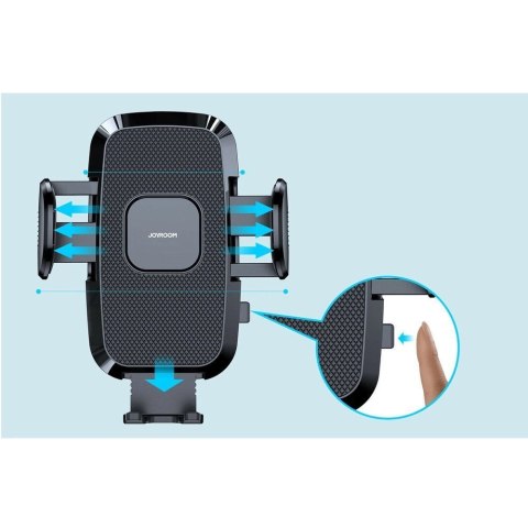 Uchwyt samochodowy Joyroom JR-ZS259 zaciskowy na telefon na kratkę wentylacji - czarny Uchwyt samochodowy Joyroom JR-ZS259 zaciskowy na telefon na kratkę wentylacji - czarny