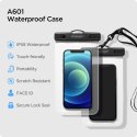 Etui Spigen Spigen Aqua Shield A601 wodoodporne IPX8 - przezroczyste 2 szt.