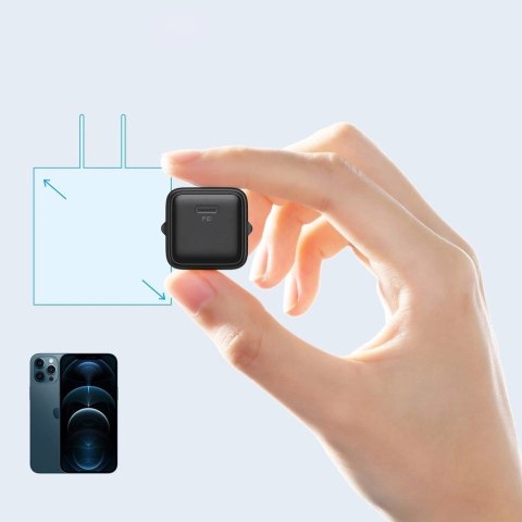 Joyroom szybka ładowarka sieciowa USB Typ C 20W Power Delivery Quick Charge 3.0 AFC czarna (L-P202) Joyroom szybka ładowarka sieciowa USB Typ C 20W Power Delivery Quick Charge 3.0 AFC czarna (L-P202)
