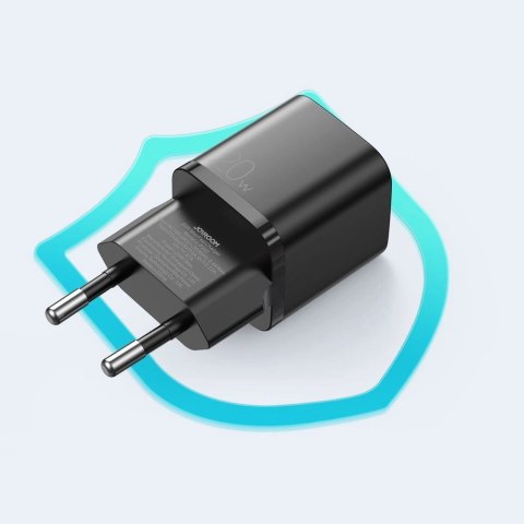 Joyroom szybka ładowarka sieciowa USB Typ C 20W Power Delivery Quick Charge 3.0 AFC czarna (L-P202) Joyroom szybka ładowarka sieciowa USB Typ C 20W Power Delivery Quick Charge 3.0 AFC czarna (L-P202)
