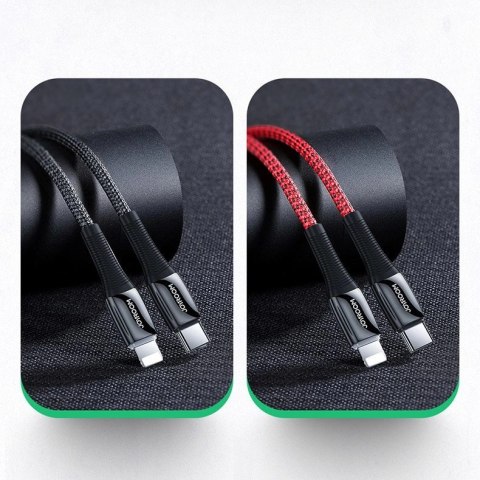 Kabel Joyroom S-1224K2 USB-C / Lightning PD 20W 2.4A 1.2m - czerwony Kabel Joyroom S-1224K2 USB-C / Lightning PD 20W 2.4A 1.2m - czerwony