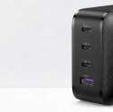 Ugreen szybka ładowarka GaN PPS 65W USB / 3x USB Typ C QC 3.0 Power Delivery SCP FCP AFC (azotek galu) czarny (CD224 70774) Ugreen szybka ładowarka GaN PPS 65W USB / 3x USB Typ C QC 3.0 Power Delivery SCP FCP AFC (azotek galu) czarny (CD224 70774)