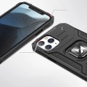 Wozinsky Ring Armor pancerne hybrydowe etui pokrowiec + magnetyczny uchwyt iPhone 13 Pro Max srebrny Wozinsky Ring Armor pancerne hybrydowe etui pokrowiec + magnetyczny uchwyt iPhone 13 Pro Max srebrny