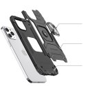 Wozinsky Ring Armor pancerne hybrydowe etui pokrowiec + magnetyczny uchwyt iPhone 13 Pro Max srebrny Wozinsky Ring Armor pancerne hybrydowe etui pokrowiec + magnetyczny uchwyt iPhone 13 Pro Max srebrny