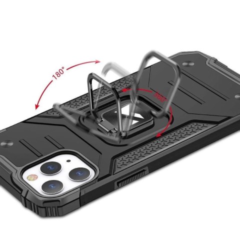 Wozinsky Ring Armor pancerne hybrydowe etui pokrowiec + magnetyczny uchwyt iPhone 13 Pro Max srebrny Wozinsky Ring Armor pancerne hybrydowe etui pokrowiec + magnetyczny uchwyt iPhone 13 Pro Max srebrny