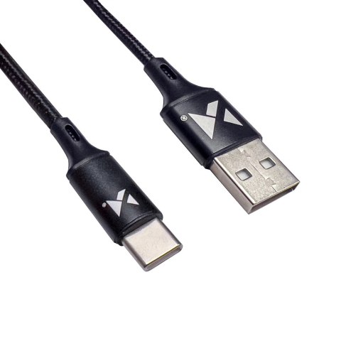 Wozinsky kabel USB - USB Typ C 2,4A 2m czarny(WUC-C2B) Wozinsky kabel USB - USB Typ C 2,4A 2m czarny(WUC-C2B)