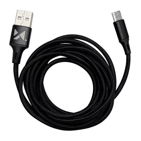 Wozinsky kabel USB - USB Typ C 2,4A 2m czarny(WUC-C2B) Wozinsky kabel USB - USB Typ C 2,4A 2m czarny(WUC-C2B)