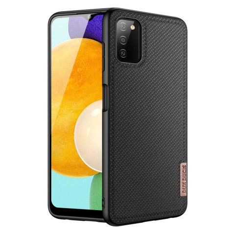 Dux Ducis Fino etui pokrowiec pokryty nylonowym materiałem Samsung Galaxy A03s czarny Dux Ducis Fino etui pokrowiec pokryty nylonowym materiałem Samsung Galaxy A03s czarny