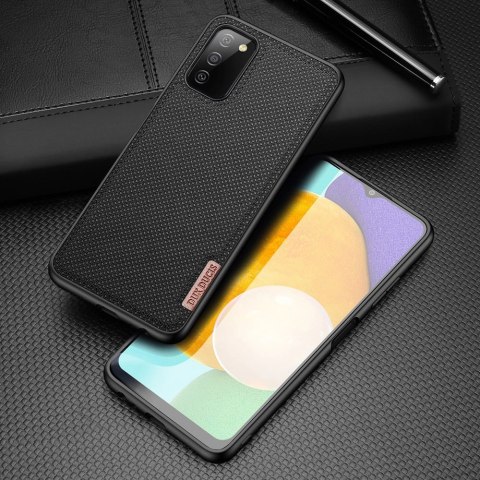 Dux Ducis Fino etui pokrowiec pokryty nylonowym materiałem Samsung Galaxy A03s czarny Dux Ducis Fino etui pokrowiec pokryty nylonowym materiałem Samsung Galaxy A03s czarny
