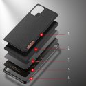 Dux Ducis Fino etui pokrowiec pokryty nylonowym materiałem Samsung Galaxy A03s czarny Dux Ducis Fino etui pokrowiec pokryty nylonowym materiałem Samsung Galaxy A03s czarny