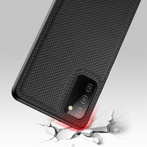 Dux Ducis Fino etui pokrowiec pokryty nylonowym materiałem Samsung Galaxy A03s czarny Dux Ducis Fino etui pokrowiec pokryty nylonowym materiałem Samsung Galaxy A03s czarny