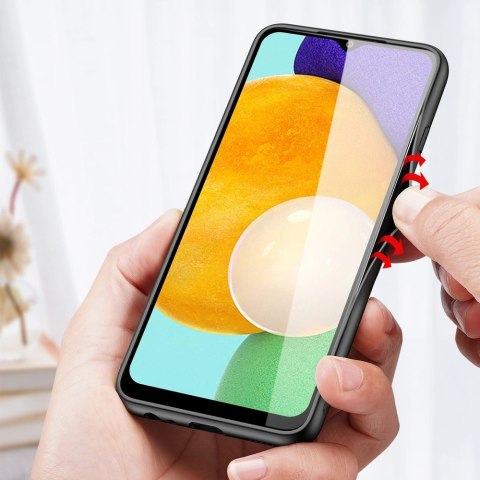 Dux Ducis Fino etui pokrowiec pokryty nylonowym materiałem Samsung Galaxy A03s czarny Dux Ducis Fino etui pokrowiec pokryty nylonowym materiałem Samsung Galaxy A03s czarny