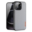 Dux Ducis Fino etui pokrowiec pokryty nylonowym materiałem iPhone 13 Pro szary Dux Ducis Fino etui pokrowiec pokryty nylonowym materiałem iPhone 13 Pro szary