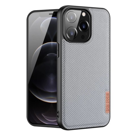 Dux Ducis Fino etui pokrowiec pokryty nylonowym materiałem iPhone 13 Pro szary Dux Ducis Fino etui pokrowiec pokryty nylonowym materiałem iPhone 13 Pro szary
