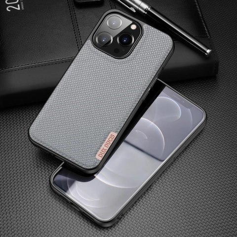 Dux Ducis Fino etui pokrowiec pokryty nylonowym materiałem iPhone 13 Pro szary Dux Ducis Fino etui pokrowiec pokryty nylonowym materiałem iPhone 13 Pro szary