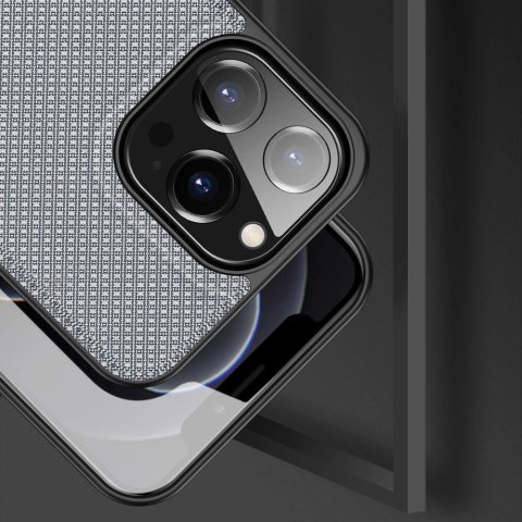 Dux Ducis Fino etui pokrowiec pokryty nylonowym materiałem iPhone 13 Pro szary Dux Ducis Fino etui pokrowiec pokryty nylonowym materiałem iPhone 13 Pro szary