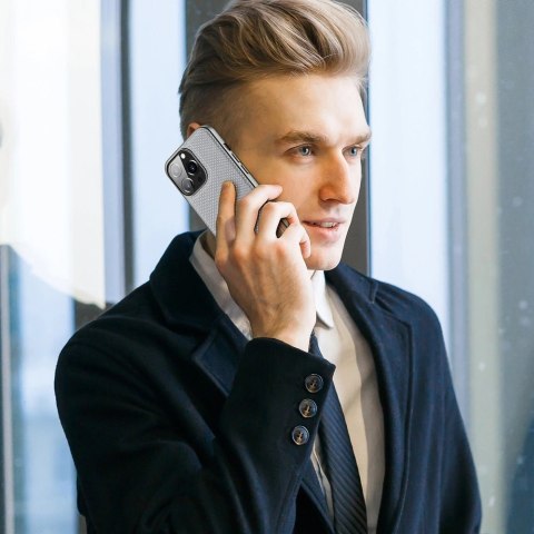 Dux Ducis Fino etui pokrowiec pokryty nylonowym materiałem iPhone 13 Pro szary Dux Ducis Fino etui pokrowiec pokryty nylonowym materiałem iPhone 13 Pro szary