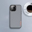 Dux Ducis Fino etui pokrowiec pokryty nylonowym materiałem iPhone 13 Pro szary Dux Ducis Fino etui pokrowiec pokryty nylonowym materiałem iPhone 13 Pro szary