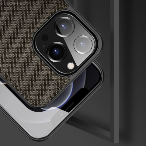 Dux Ducis Fino etui pokrowiec pokryty nylonowym materiałem iPhone 13 Pro zielony Dux Ducis Fino etui pokrowiec pokryty nylonowym materiałem iPhone 13 Pro zielony