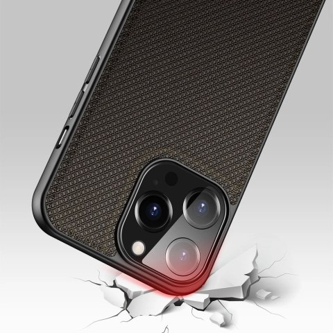 Dux Ducis Fino etui pokrowiec pokryty nylonowym materiałem iPhone 13 Pro zielony Dux Ducis Fino etui pokrowiec pokryty nylonowym materiałem iPhone 13 Pro zielony