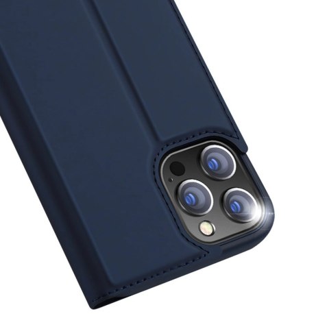 Dux Ducis Skin Pro kabura etui pokrowiec z klapką iPhone 13 Pro niebieski Dux Ducis Skin Pro kabura etui pokrowiec z klapką iPhone 13 Pro niebieski