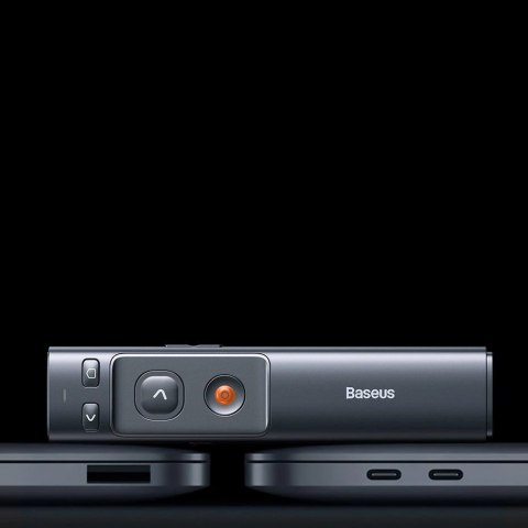Wskaźnik laserowy Baseus Orange Dot bezprzewodowy do prezentacji - szary (z akumulatorem) Wskaźnik laserowy Baseus Orange Dot bezprzewodowy do prezentacji - szary (z akumulatorem)