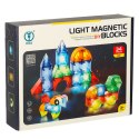 Klocki magnetyczne świecące 32 el. Klocki magnetyczne świecące 32 el.