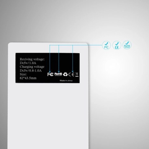 Choetech adapter do bezprzewodowego ładowania Qi Lightning wkładka indukcyjna biały (WP-IP) Choetech adapter do bezprzewodowego ładowania Qi Lightning wkładka indukcyjna biały (WP-IP)