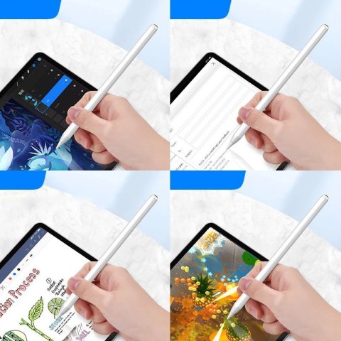 Choetech pojemnościowy rysik stylus pen do iPad (aktywny) biały (HG04) Choetech pojemnościowy rysik stylus pen do iPad (aktywny) biały (HG04)