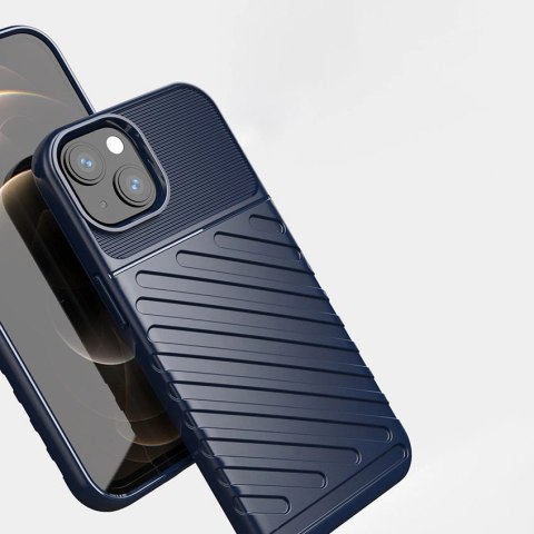 Thunder Case elastyczne pancerne etui pokrowiec iPhone 13 niebieski Thunder Case elastyczne pancerne etui pokrowiec iPhone 13 niebieski
