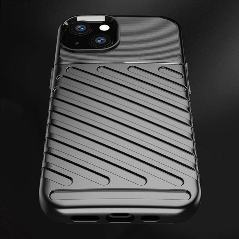 Thunder Case elastyczne pancerne etui pokrowiec iPhone 13 niebieski Thunder Case elastyczne pancerne etui pokrowiec iPhone 13 niebieski