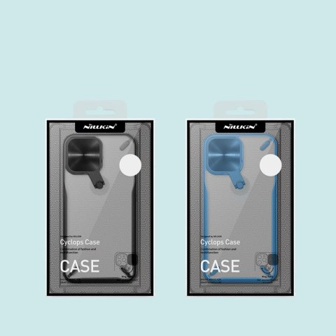 Nillkin Cyclops Case wytrzymałe etui z osłoną na aparat i składaną podstawką iPhone 13 Pro Max niebieski Nillkin Cyclops Case wytrzymałe etui z osłoną na aparat i składaną podstawką iPhone 13 Pro Max niebieski