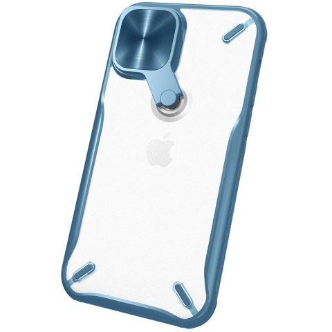 Nillkin Cyclops Case wytrzymałe etui z osłoną na aparat i składaną podstawką iPhone 13 Pro Max niebieski Nillkin Cyclops Case wytrzymałe etui z osłoną na aparat i składaną podstawką iPhone 13 Pro Max niebieski