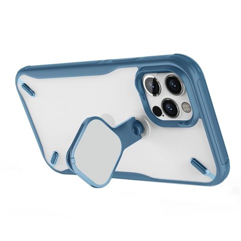 Nillkin Cyclops Case wytrzymałe etui z osłoną na aparat i składaną podstawką iPhone 13 Pro Max niebieski Nillkin Cyclops Case wytrzymałe etui z osłoną na aparat i składaną podstawką iPhone 13 Pro Max niebieski