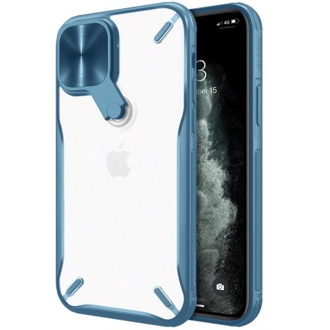 Nillkin Cyclops Case wytrzymałe etui z osłoną na aparat i składaną podstawką iPhone 13 Pro Max niebieski Nillkin Cyclops Case wytrzymałe etui z osłoną na aparat i składaną podstawką iPhone 13 Pro Max niebieski