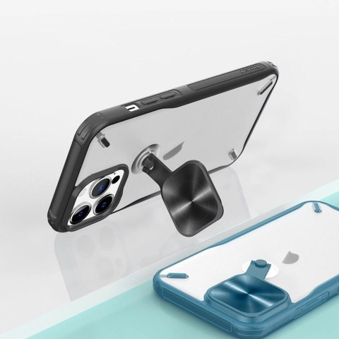 Nillkin Cyclops Case wytrzymałe etui z osłoną na aparat i składaną podstawką iPhone 13 Pro Max niebieski Nillkin Cyclops Case wytrzymałe etui z osłoną na aparat i składaną podstawką iPhone 13 Pro Max niebieski