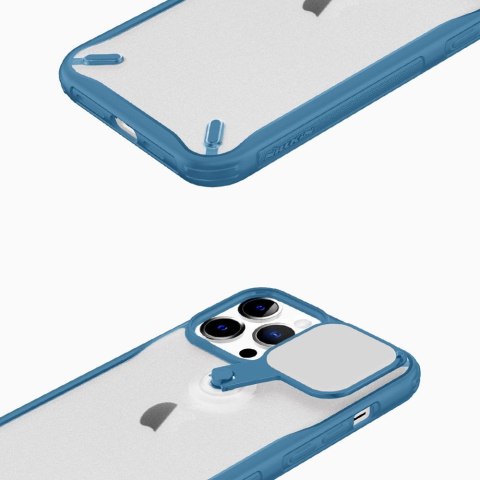 Nillkin Cyclops Case wytrzymałe etui z osłoną na aparat i składaną podstawką iPhone 13 Pro Max niebieski Nillkin Cyclops Case wytrzymałe etui z osłoną na aparat i składaną podstawką iPhone 13 Pro Max niebieski