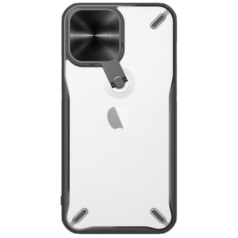 Nillkin Cyclops Case wytrzymałe etui z osłoną na aparat i składaną podstawką iPhone 13 Pro czarny Nillkin Cyclops Case wytrzymałe etui z osłoną na aparat i składaną podstawką iPhone 13 Pro czarny