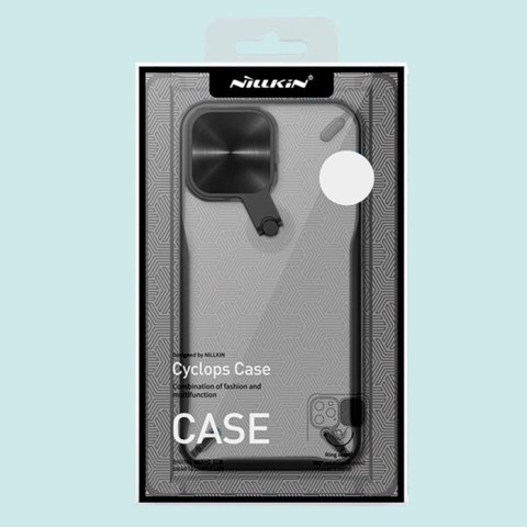 Nillkin Cyclops Case wytrzymałe etui z osłoną na aparat i składaną podstawką iPhone 13 Pro czarny Nillkin Cyclops Case wytrzymałe etui z osłoną na aparat i składaną podstawką iPhone 13 Pro czarny