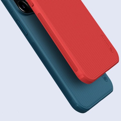 Nillkin Super Frosted Shield wzmocnione etui pokrowiec iPhone 13 Pro Max niebieski Nillkin Super Frosted Shield wzmocnione etui pokrowiec iPhone 13 Pro Max niebieski