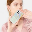 Kingxbar Shell Series luksusowe eleganckie etui na iPhone 13 Pro perłowy-miętowy