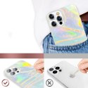 Kingxbar Shell Series luksusowe eleganckie etui na iPhone 13 Pro perłowy-niebieski Kingxbar Shell Series luksusowe eleganckie etui na iPhone 13 Pro perłowy-niebieski