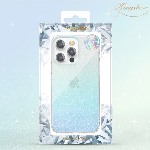 Kingxbar Streamer Series luksusowe eleganckie etui na iPhone 13 Pro niebieski (Triangle) Kingxbar Streamer Series luksusowe eleganckie etui na iPhone 13 Pro niebieski (Triangle)