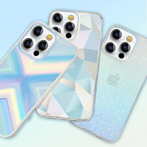 Kingxbar Streamer Series luksusowe eleganckie etui na iPhone 13 Pro niebieski (Triangle) Kingxbar Streamer Series luksusowe eleganckie etui na iPhone 13 Pro niebieski (Triangle)