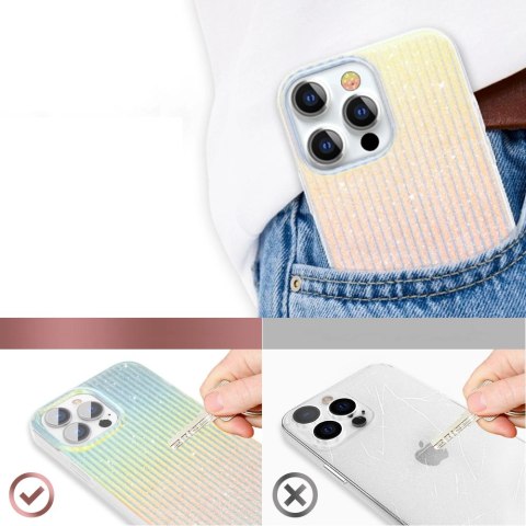 Kingxbar Travel Series luksusowe eleganckie etui na iPhone 13 Pro niebiesko-pomarańczowy (Clouds) Kingxbar Travel Series luksusowe eleganckie etui na iPhone 13 Pro niebiesko-pomarańczowy (Clouds)