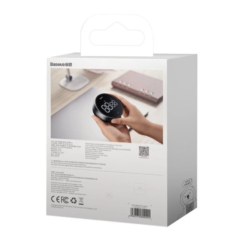 Baseus Heyo Pro obrotowy minutnik czasomierz elektroniczny timer szary (FMDS000013) Baseus Heyo Pro obrotowy minutnik czasomierz elektroniczny timer szary (FMDS000013)
