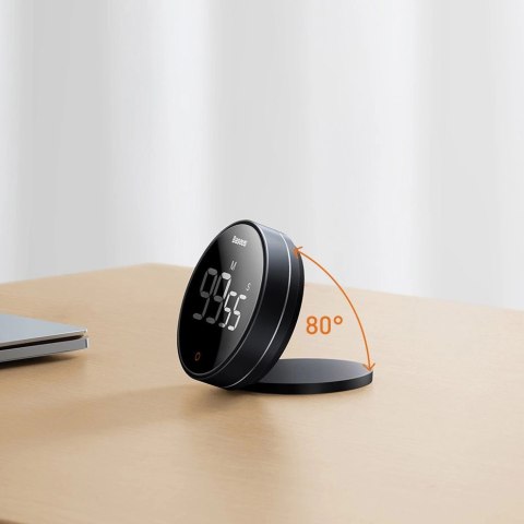 Baseus Heyo Pro obrotowy minutnik czasomierz elektroniczny timer szary (FMDS000013) Baseus Heyo Pro obrotowy minutnik czasomierz elektroniczny timer szary (FMDS000013)