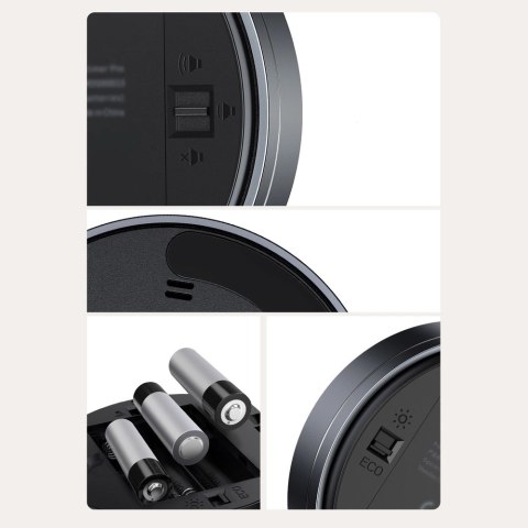 Baseus Heyo Pro obrotowy minutnik czasomierz elektroniczny timer szary (FMDS000013) Baseus Heyo Pro obrotowy minutnik czasomierz elektroniczny timer szary (FMDS000013)